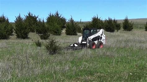 vimeo compact skid steer with grubber removing cedar|Triple S Power Mower Skid Steer Attachment Cedar Tree Removal.